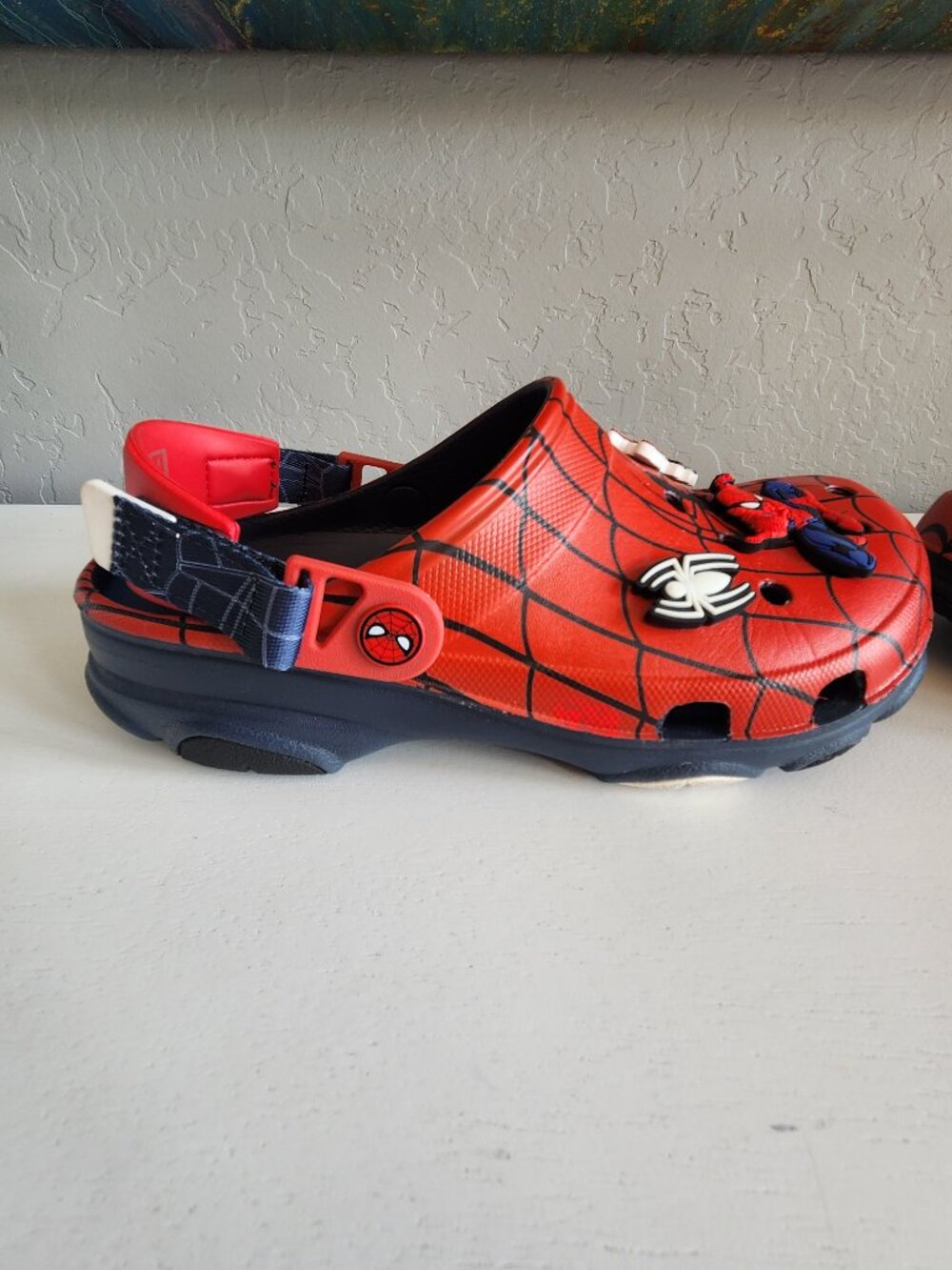 Crocs Marvel x Spider-Man All-Terrain Clogs | Men's 7, Women's 9 - Picture 4 of 7